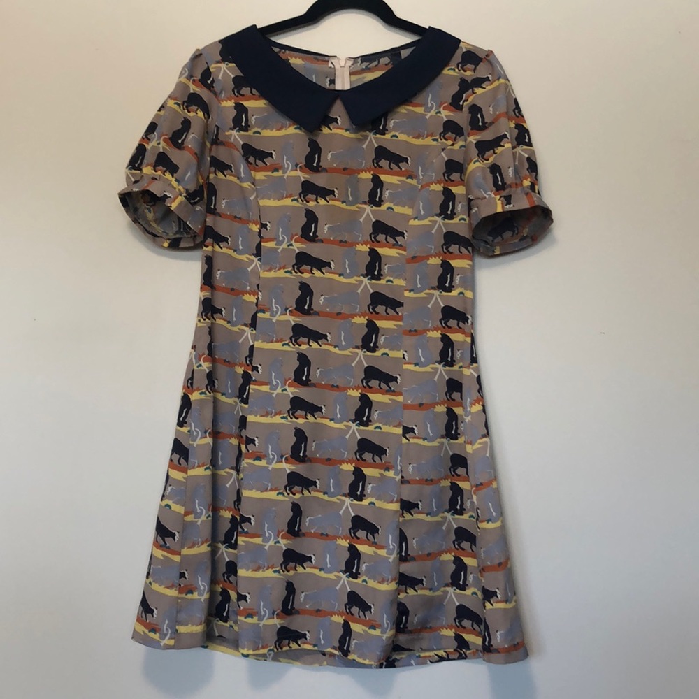 Collared cat dress